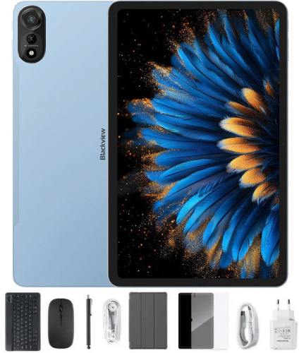 Планшет Blackview Mega 2 LTE 6GB/256GB синий, с аксессуарами